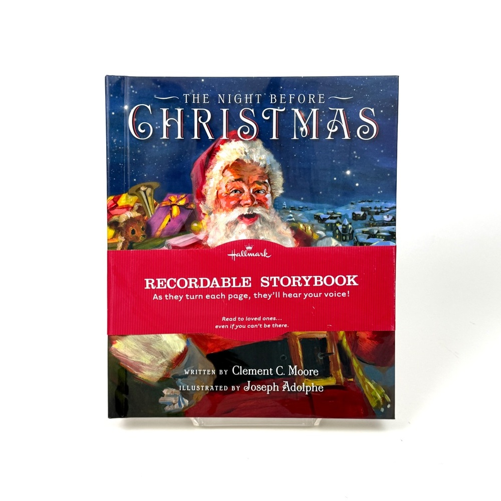 Hallmark Recordable Storybook Instructions Card - White and Black